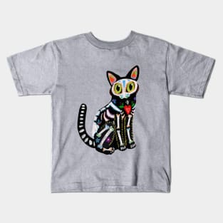 Dia de los Meow-tos Kids T-Shirt